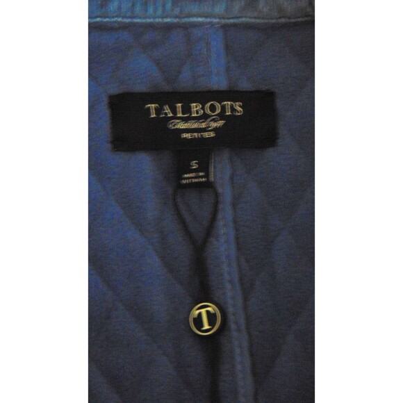 Talbots Blue Barn Chore Coat Jacket Vest Quilted Womens Size Small Equestrian - Picture 7 of 8